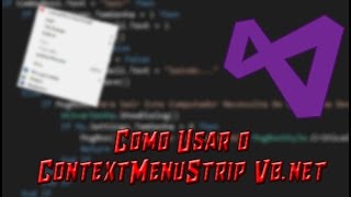 Como usar o ContextMenuStrip Vb net