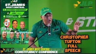 🇯🇲🍏CHRISTOPHER TUFTON FULL SPEECH ST JAMES WEST CENTRAL