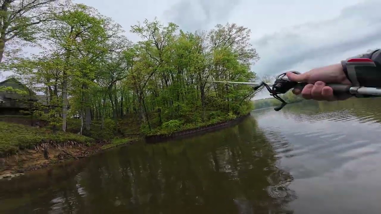 May Post Spawn Bass Fishing on Mill Creek Lake