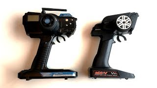 Lrp C3-Stx Pro Vs Sanwa Airtronics Mx-V Comparison And Review - Same Same But Different?