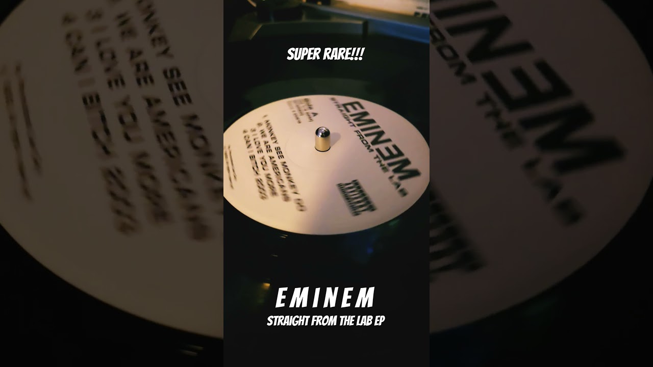 Super rare Eminem 2003 bootleg vinyl! | "Straight From The Lab EP" // 