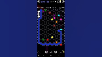 How To Solve Flow Free Hexes Hextangle Pack Level 126 12x14 Board Walk Through Solution Walkthrough