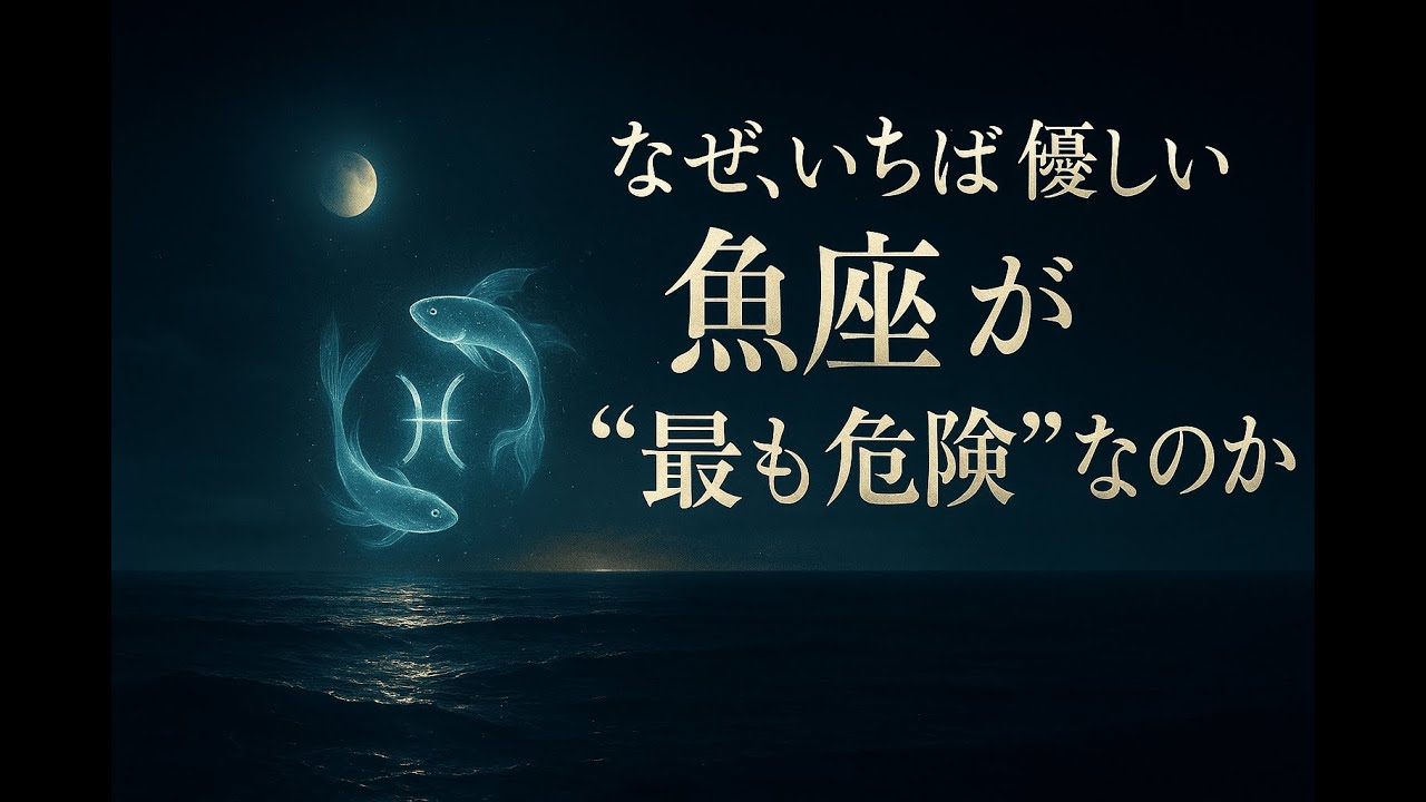 なぜ、いちばん優しい魚座が“最も危険”なのか【9つの理由】