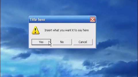 Trick your friends with Visual Basic Scripts (VBS) [ HQ Video ]