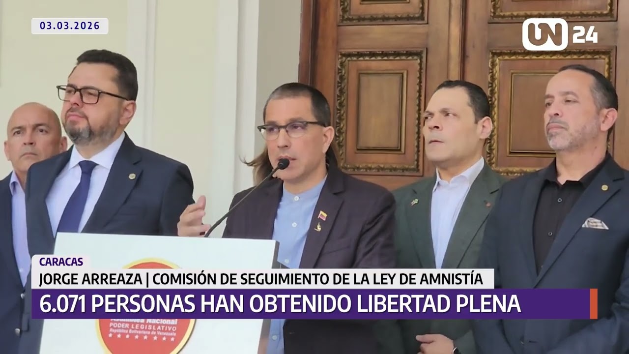 Más de 6 mil personas han sido liberadas con la Ley de Amnistía