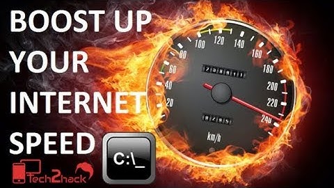 100% working  increase internet speed using cmd