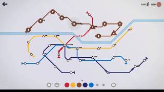 Mini Metro - Mapu chuco Achievement (Santiago) screenshot 2