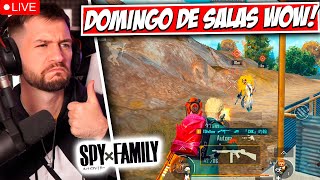 HOY ES DOMINGO DE SALAS PERSONALIZADAS WOW, RANK Y METRO ROYALE EN VIVO PUBG MOBILE / LVLLOW