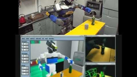 IROS 2007 Multi-cue 3D Object Recognition in Knowledge-based Vision-guided Humanoid Robot System