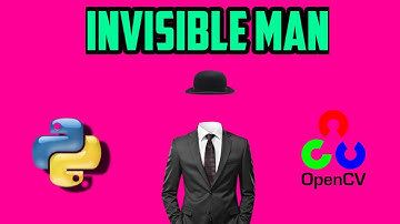 invisible man using opencv