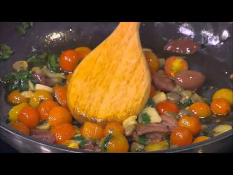 طريقة عمل سمك بوري محشو طماطم و زيتون