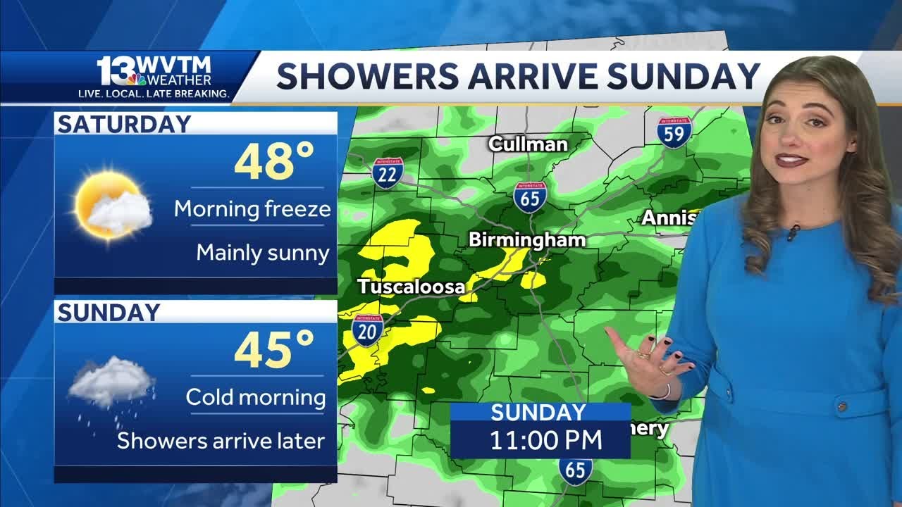 Weekend Forecast: The weather is pleasant on Saturday before rain ...