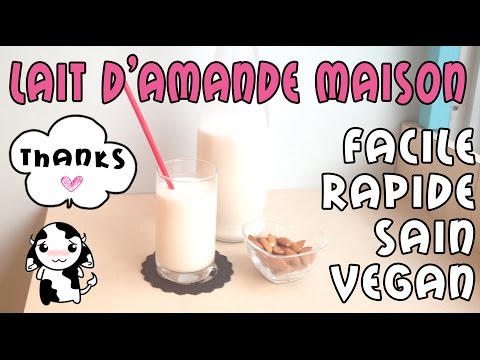 [recette-végane]-lait-d'amande-maison---facile,-rapide-!!