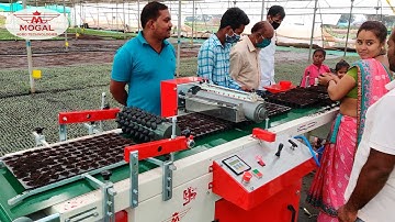 Vegetable Nursery Seeding Machine| Drum Seeder machine. Sow seeds fast