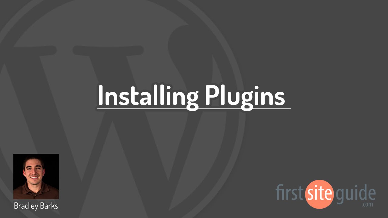 How to Install Plugins - WordPress Basics - YouTube