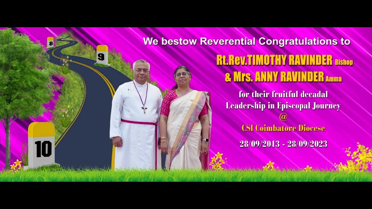 Bishop Rt Rev Timothy Ravinder | 10 Years Of Bishop Consecration