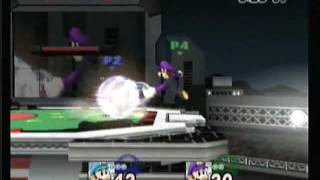 SSBB ZAV (Blue Luigi) v Ryu (Purple Luigi) Pokemon Stadium (AZ Anger Prelude)