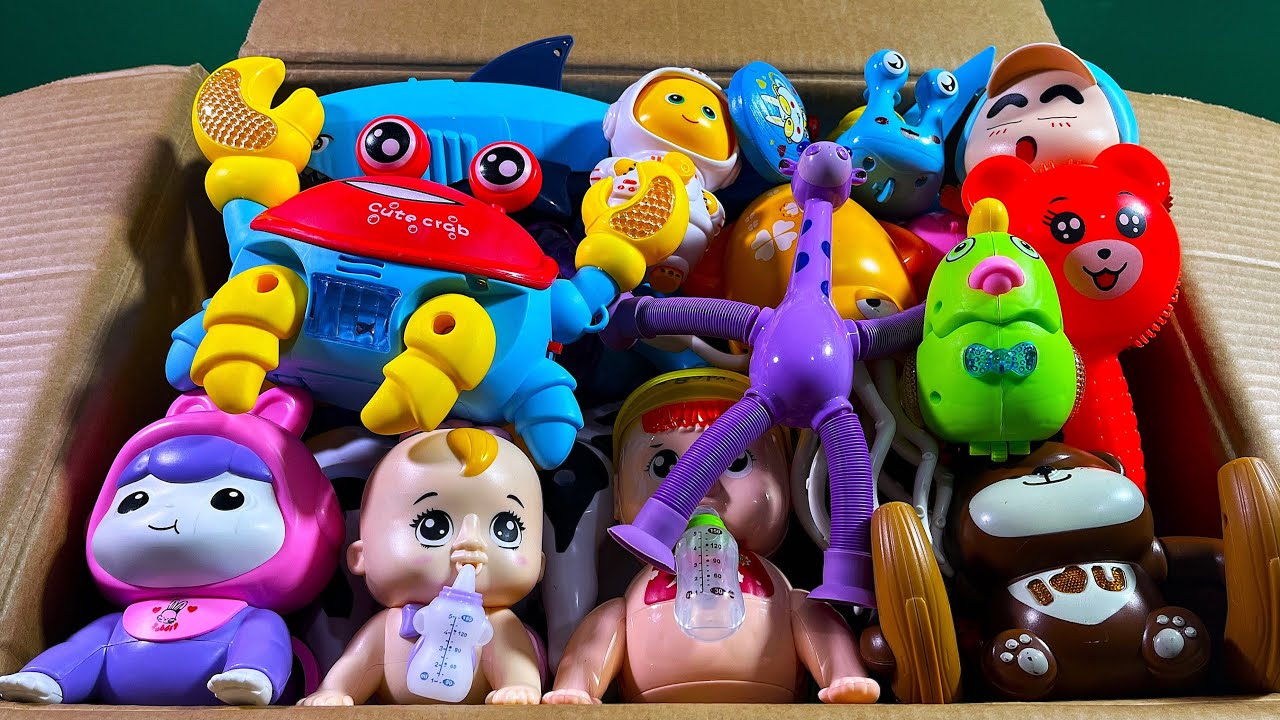 10.01 Minutes Satisfying with Unboxing Toys Set, Princess Dolls, Swing&Slide Collection ASMR |Review