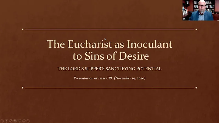 Eucharist Project Speaker Series | Bill DeJong: Th...