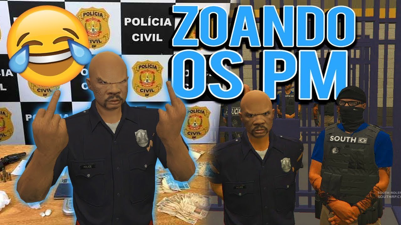 ZOANDO COM A CARA DOS PM no GTA RP 😂 (Paulinho o LOKO)