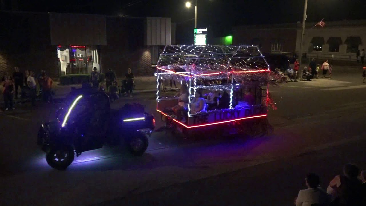 Night parade at Chebanse IL 2019 YouTube