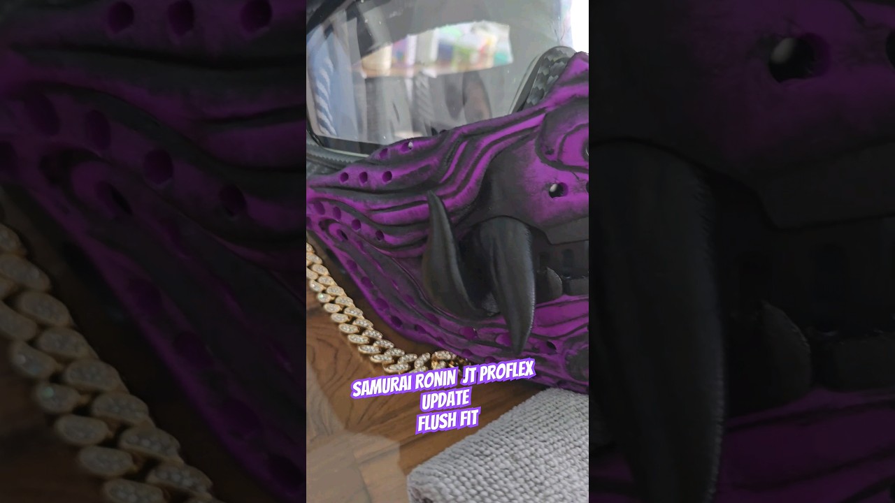 Samurai Ronin JT proflex: Fits more flush to the mask.  