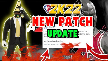 NBA 2K22 NEW PATCH - HOW TO LOAD YOUR PLAYER IF YOU