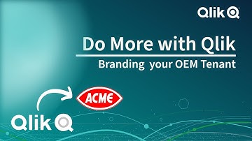 Qlik Cloud Branding / White Labeling via APIs - OEM Tenants