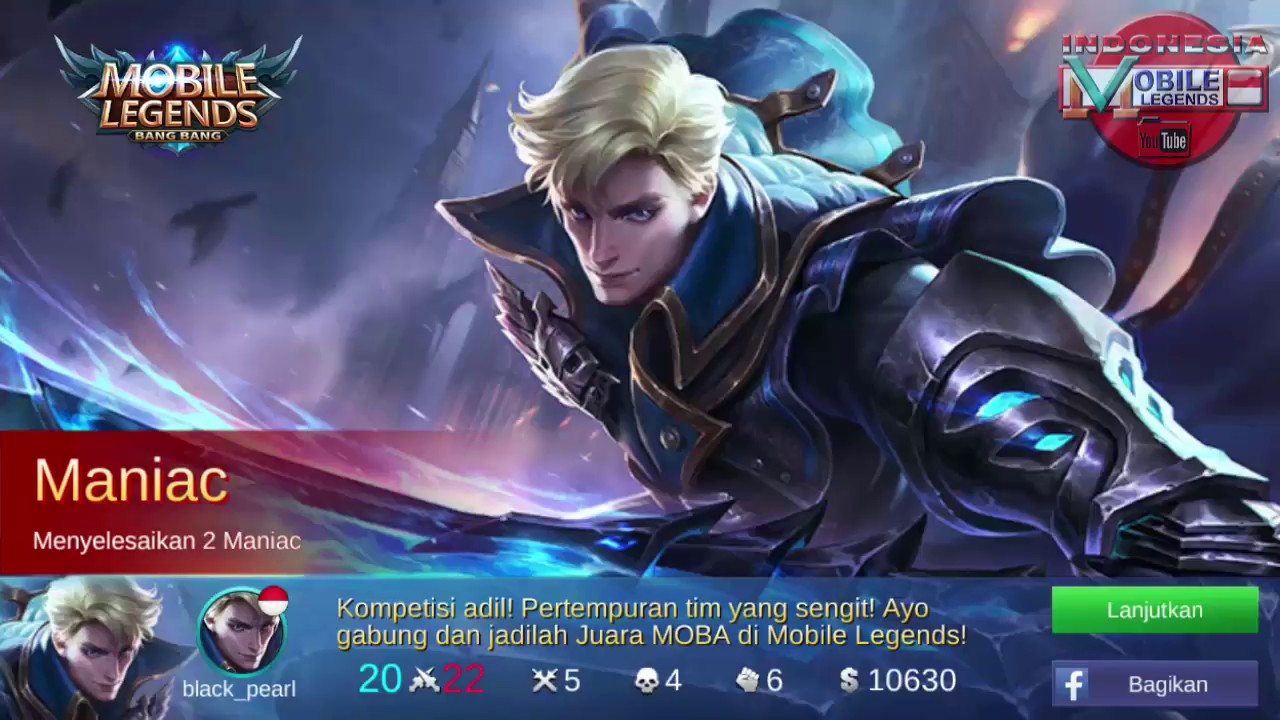 Indonesia Mobile Legends Cuplikan Singkat Alucard Maniac YouTube