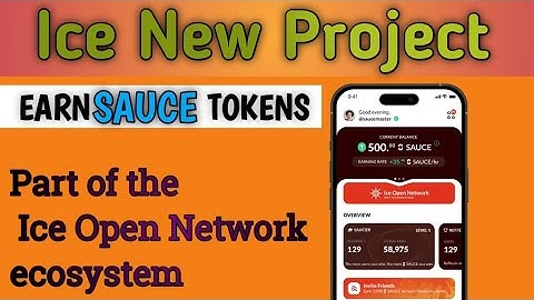 Ice New Mining APP SAUCES  || Earn SAUCE token || How To Create Account On SAUCE | Ice Labs
