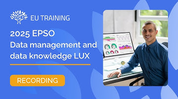 2025 EPSO Data Management LUX | New Competition Webcast