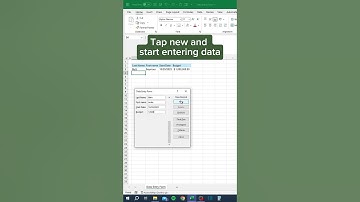 Data Entry Form in Excel‼️ #excel