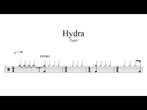 楽譜 Band Score Toto Score & Parts From Hydra ISBN4117700308 APRIL /00600 Toto - Hydra | DRUM SHEET MUSIC - YouTube