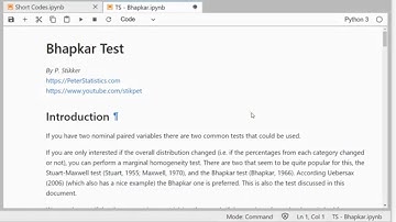 Python - Bhapkar test