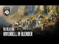 Recreating rivendell in blender