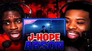 Americans FIRST TIME reacting to j-hope - Arson!! Live at the MAMA awards 2022!!