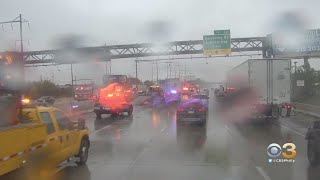 I-95 In Northeast Philadelphia Backed Up After Tractor-Trailer Crash