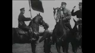 Chinese Army on the Border (1929)
Sovkinozhurnal no. 53. Chinese infantry pass along a highway in march formation. The Fourth Cavalry Division celebrates its tenth anniversary. Commander M. Tukhachevskii awards the division the Red Banner. Chinese Army on the Border (1929)
