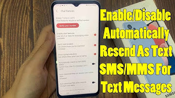 Samsung Galaxy A13: How to Enable/Disable Automatically Resend As Text SMS/MMS For Text Messages