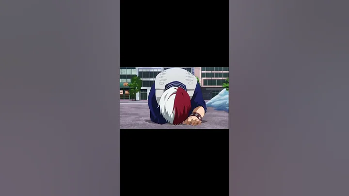 shoto trying to hold back his laughs