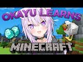 【Hololive/Eng Sub】Okayu learns how to play Minecraft!【Nekomata Okayu】