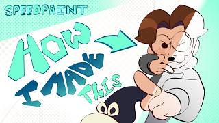 BBNO$ Dance Animation: Process & Speedpaint