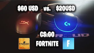 Mouse Gamer Caro vs. Mouse Gamer Economico | Review Comparativa G203 vs. Pulsefire FPS PRO