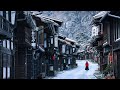 Snowy Winter Trip to Narai-juku, Nagano | Japanese Countryside | ASMR