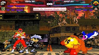 Mugen Danny Phantom & Red Ranger Vs Pac Man & Duck Hunt Dog Request