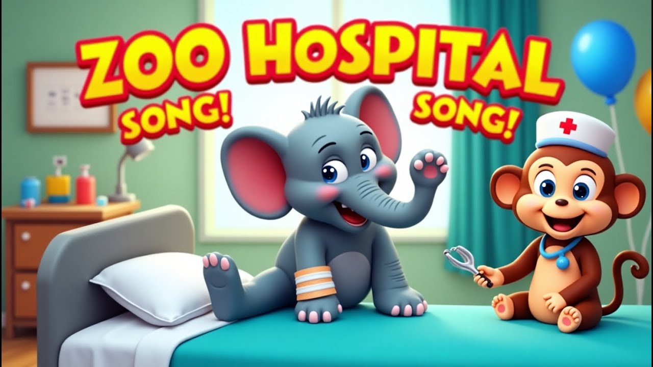 "Zoo Hospital Song 🏥🦁 | Fun Animal Care Adventure for Kids | Nursery Rhymes | Whispered Words"
