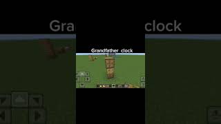 Grand Father clock #minecraft #crazz #viral #gaming #crazily