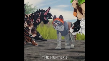 Running with the wolves!! #warriorcats #wcue #roblox