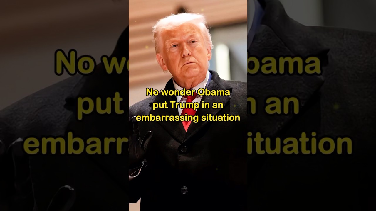 Неудивительно, что Обама поставил Трампа в неловкое положение. 