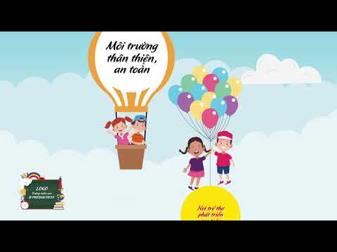 Video Mẫu giới thiệu Trường mầm non (GD 01) - youtube